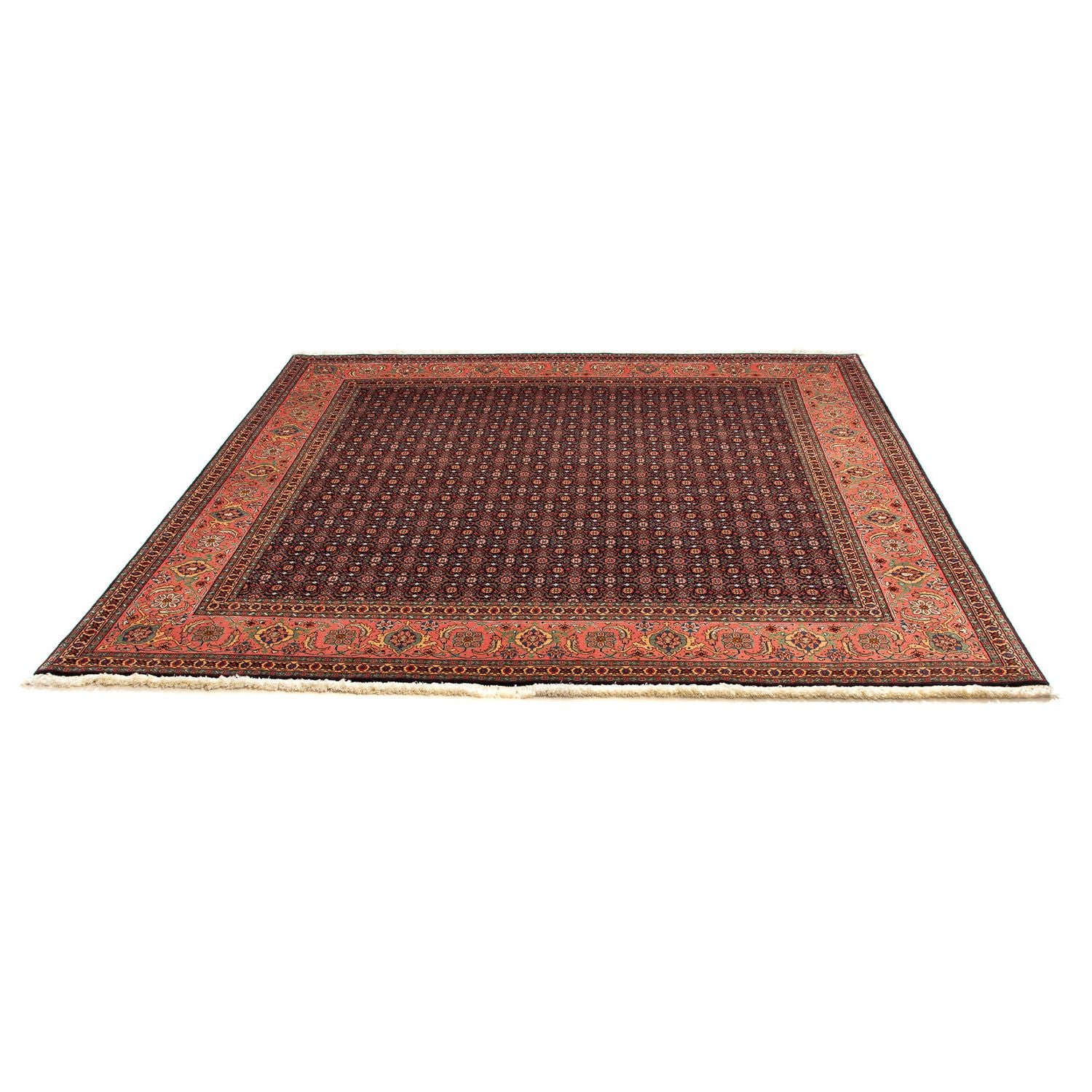 Alfombra persa - Tabriz cuadrado  - 200 x 195 cm - azul oscuro