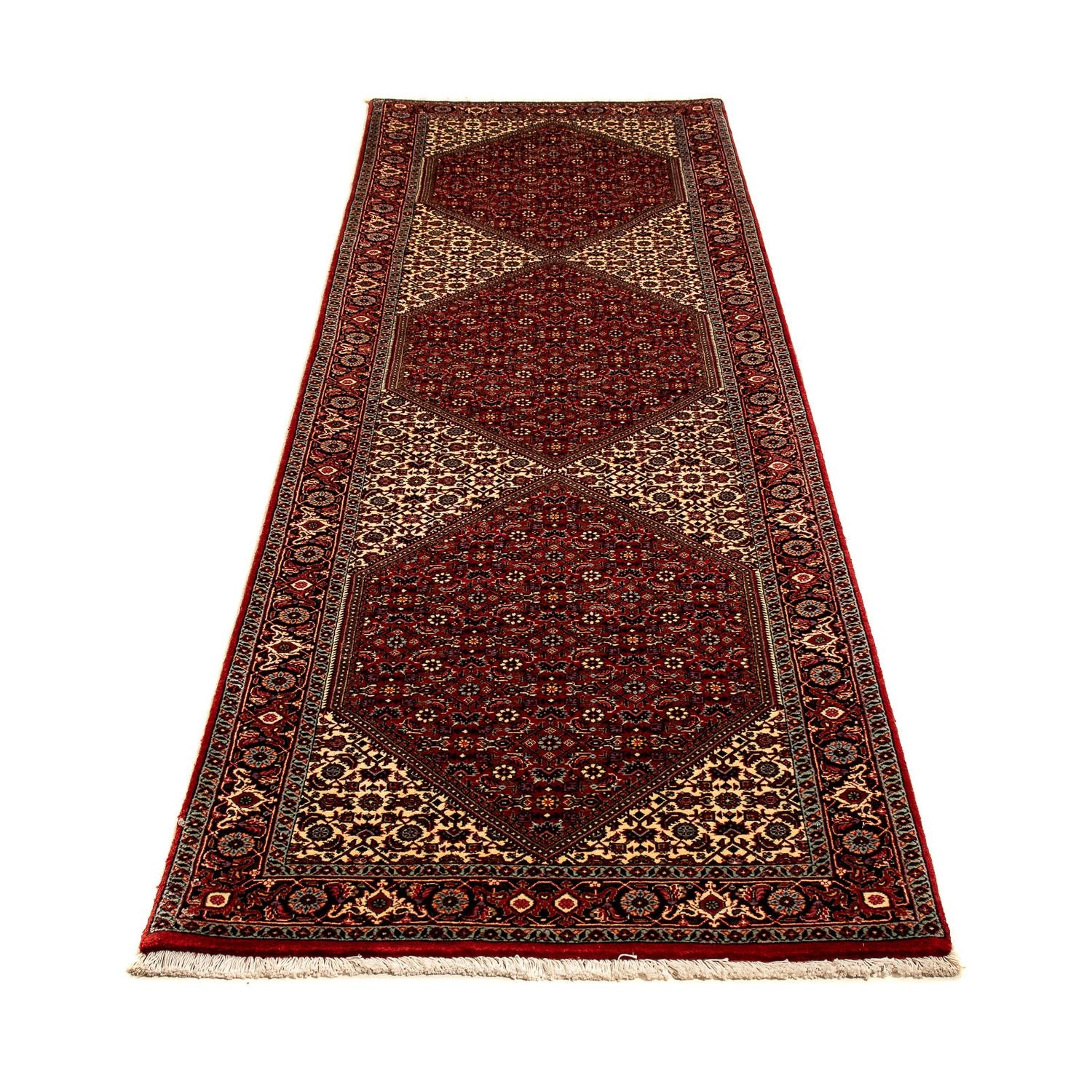 Alfombra de pasillo Alfombra persa - Bidjar - 303 x 84 cm - multicolor