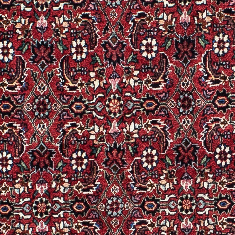 Alfombra persa - Bidjar - 208 x 134 cm - rojo oscuro