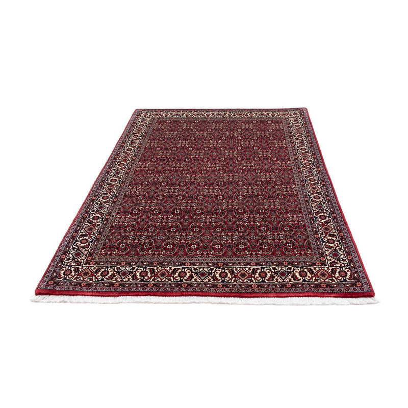 Alfombra persa - Bidjar - 208 x 134 cm - rojo oscuro