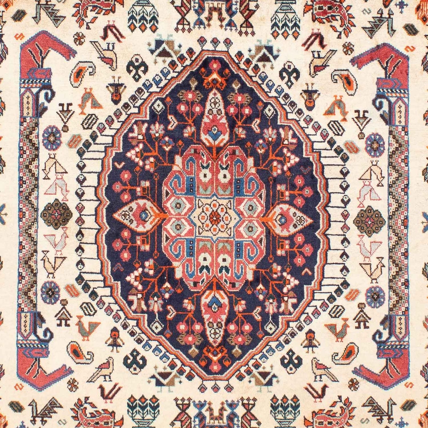 Alfombra Gabbeh - Persa Kashkuli - 263 x 158 cm - beige