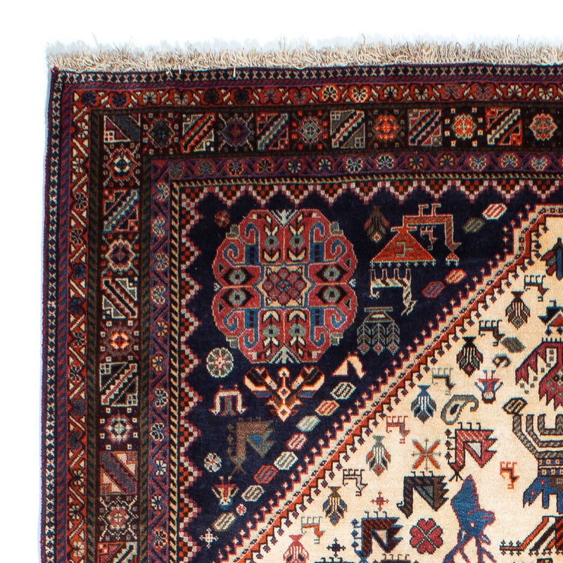 Alfombra Gabbeh - Persa Kashkuli - 263 x 158 cm - beige