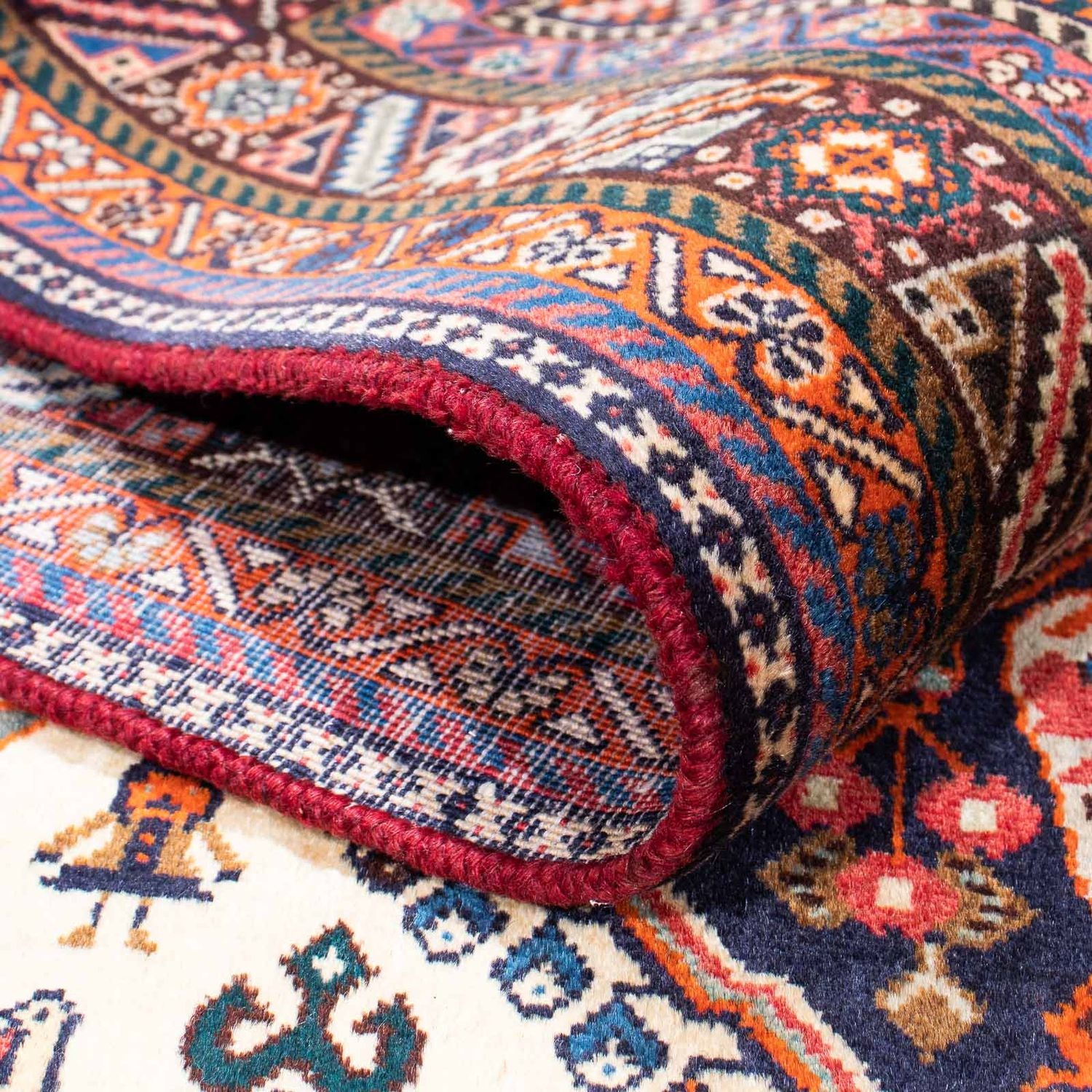 Alfombra Gabbeh - Persa Kashkuli - 263 x 158 cm - beige