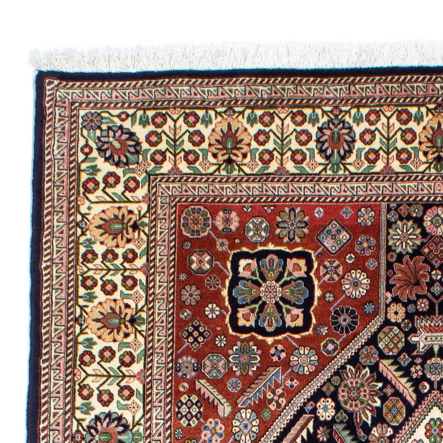 Alfombra Gabbeh - Persa Kashkuli - 227 x 145 cm - azul oscuro