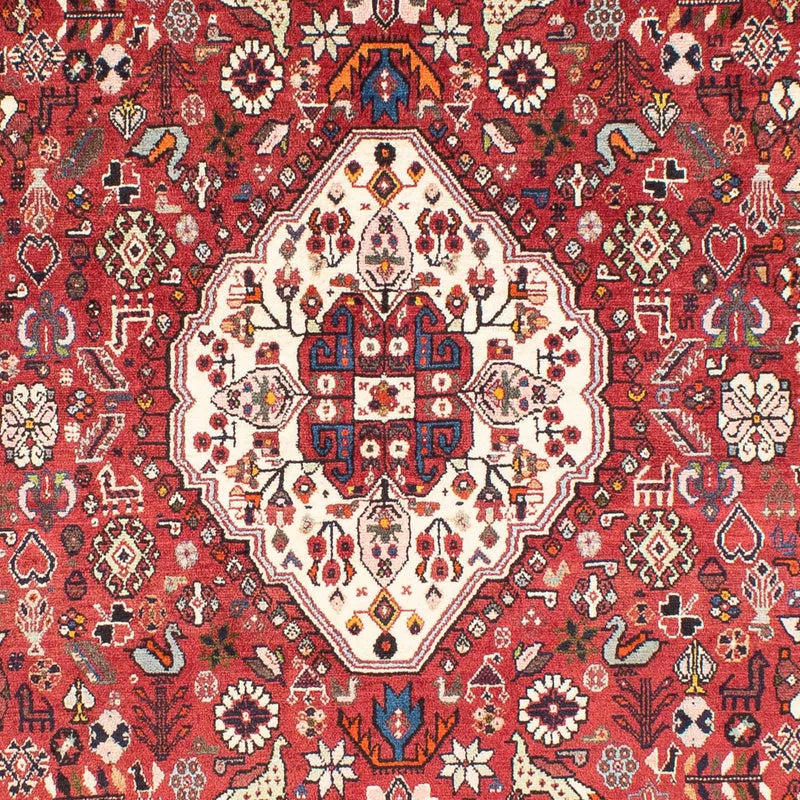 Alfombra Gabbeh - Persa Kashkuli - 247 x 157 cm - rojo oscuro