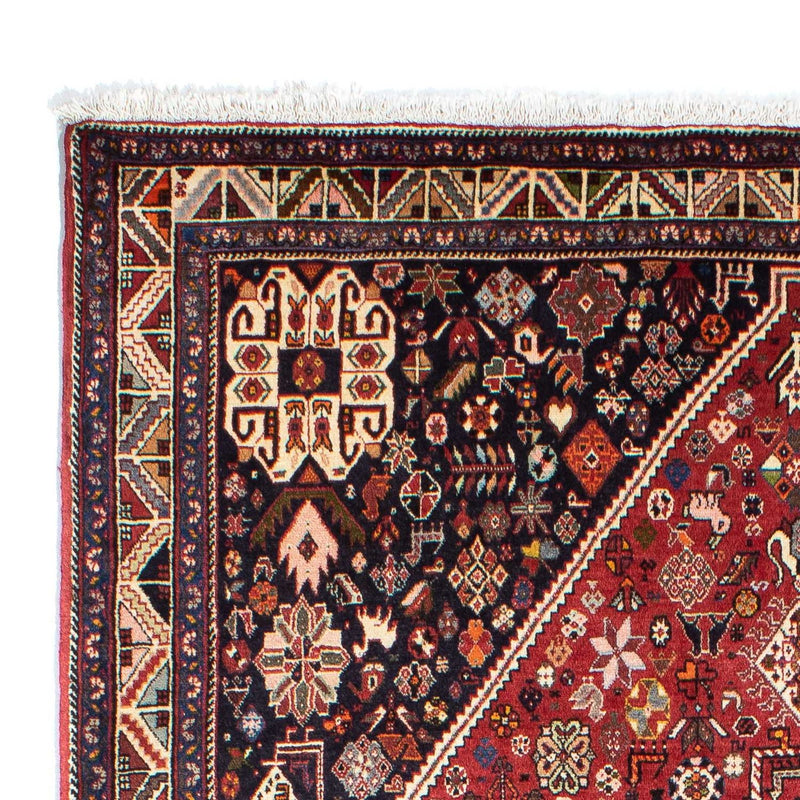 Alfombra Gabbeh - Persa Kashkuli - 247 x 157 cm - rojo oscuro