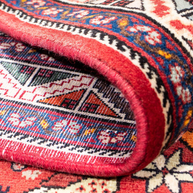 Alfombra Gabbeh - Persa Kashkuli - 247 x 157 cm - rojo oscuro
