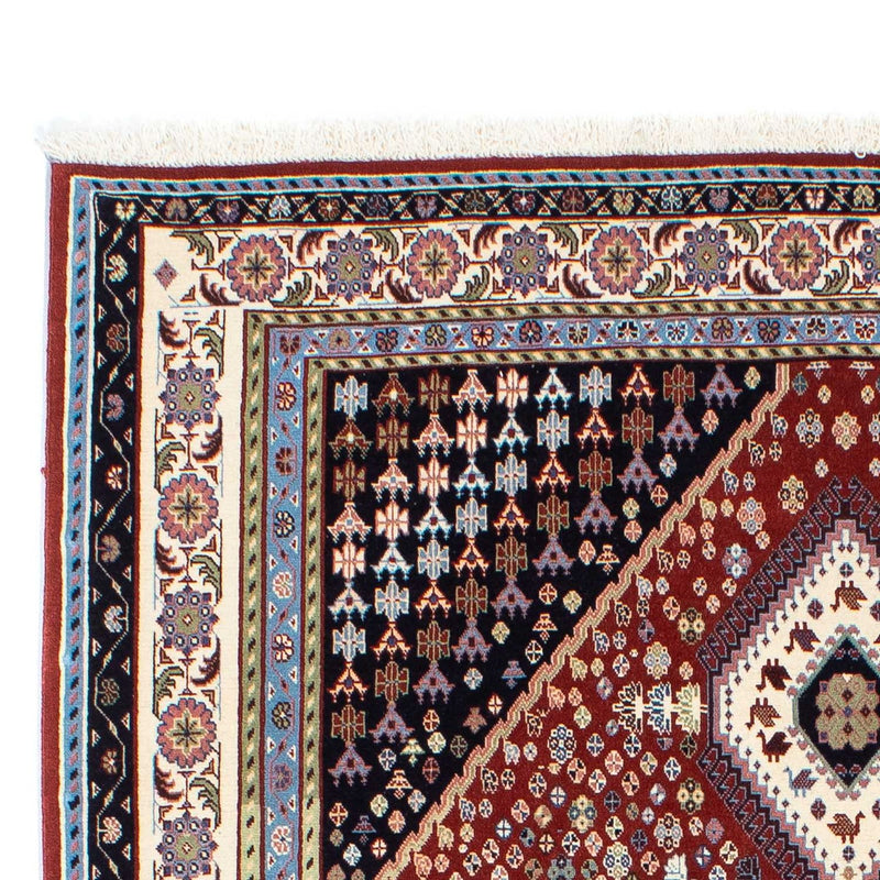 Alfombra Gabbeh - Persa Kashkuli - 225 x 139 cm - rojo oscuro