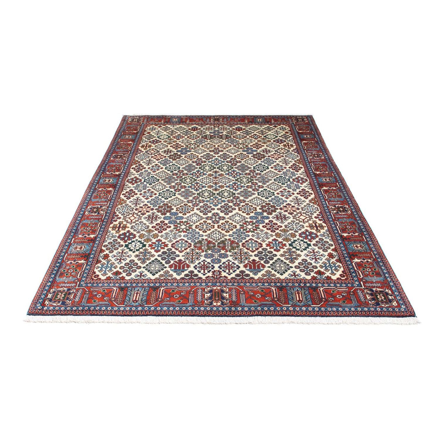 Alfombra Gabbeh - Persa Kashkuli - 241 x 159 cm - beige