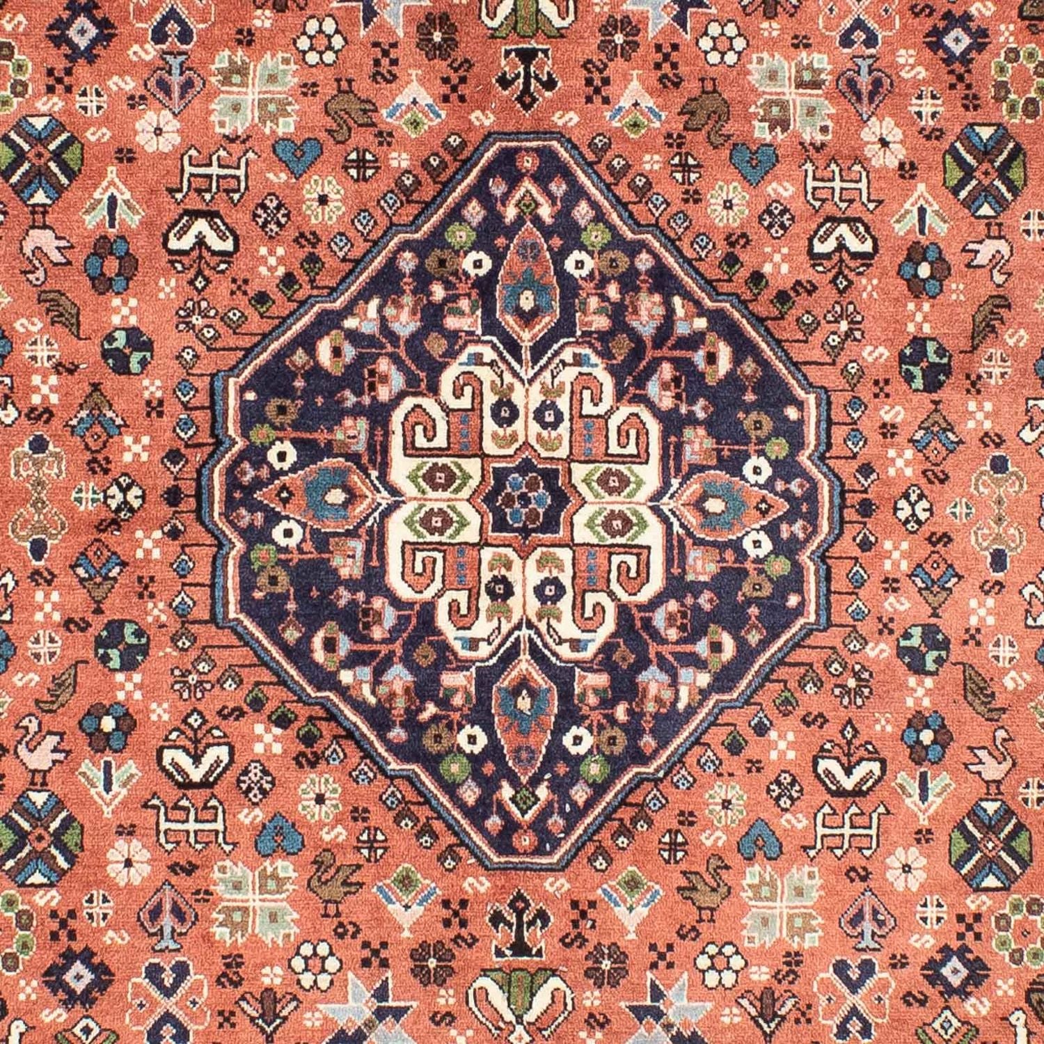 Alfombra Gabbeh - Persa Kashkuli - 240 x 168 cm - marrón