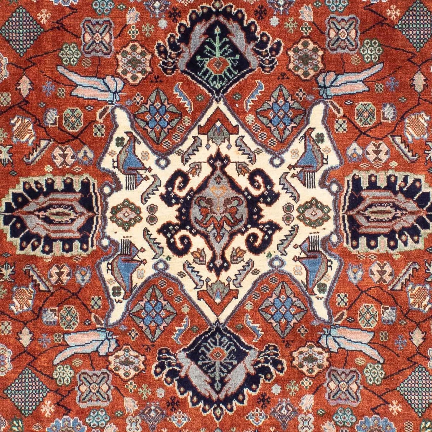 Alfombra Gabbeh - Persa Kashkuli - 237 x 171 cm - marrón