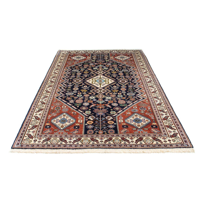 Alfombra Gabbeh - Persa Kashkuli - 250 x 152 cm - azul oscuro