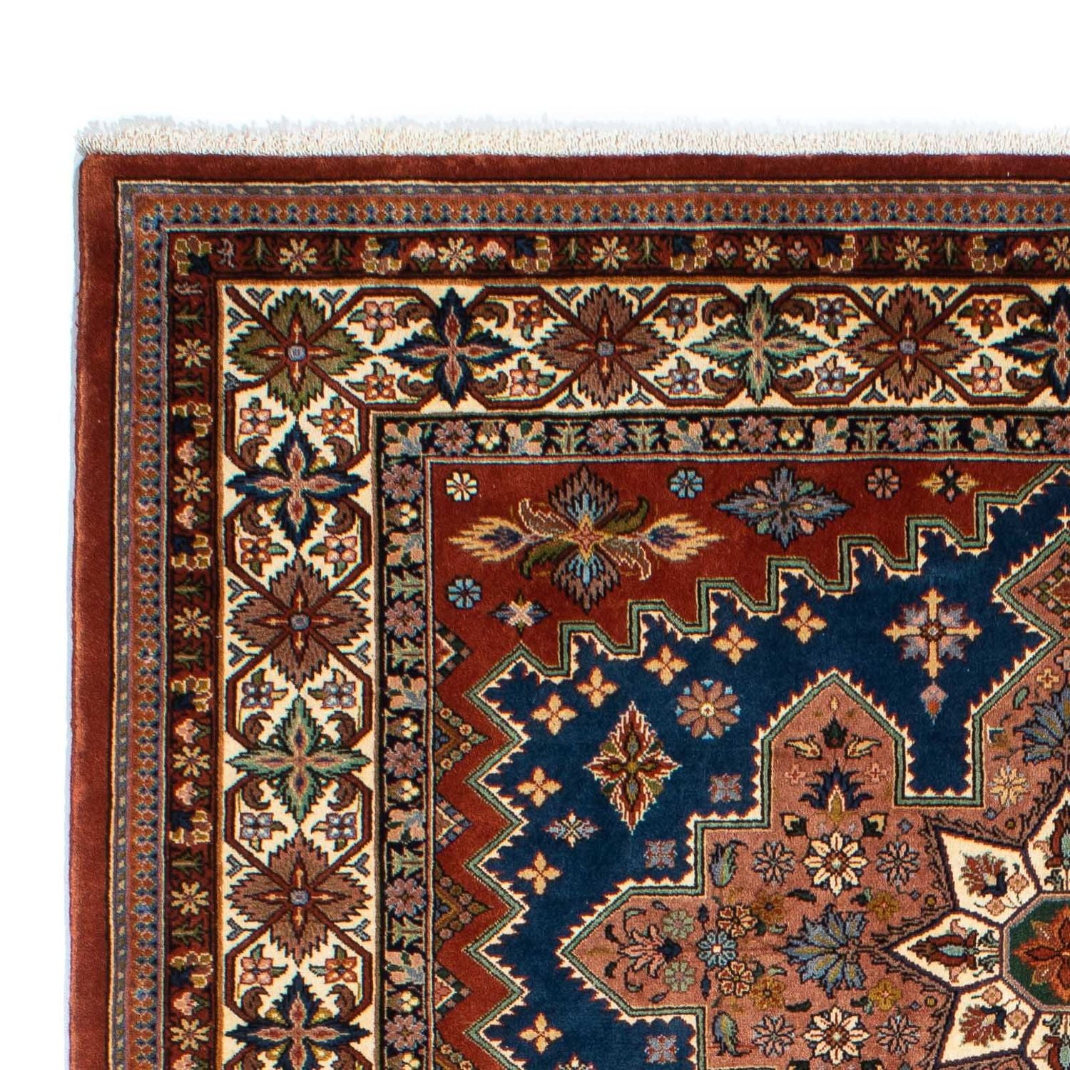 Alfombra Gabbeh - Persa Kashkuli - 242 x 173 cm - rojo oscuro