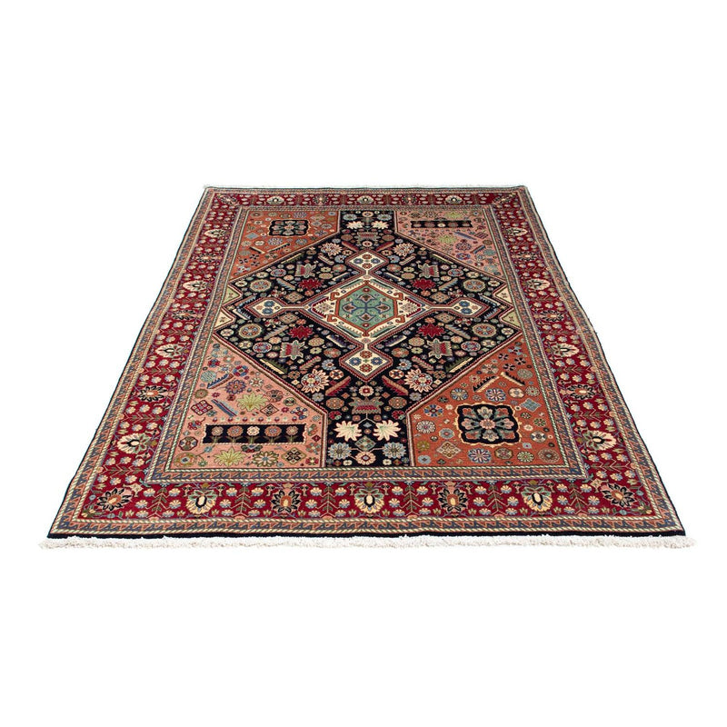 Alfombra Gabbeh - Persa Kashkuli - 213 x 141 cm - azul oscuro