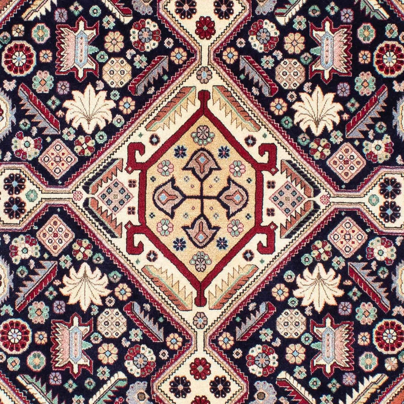 Alfombra Gabbeh - Persa Kashkuli - 203 x 148 cm - azul oscuro
