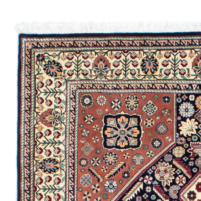 Alfombra Gabbeh - Persa Kashkuli - 203 x 148 cm - azul oscuro