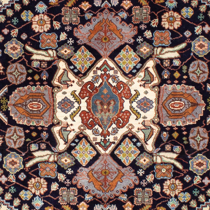 Alfombra Gabbeh - Persa Kashkuli - 180 x 145 cm - azul oscuro