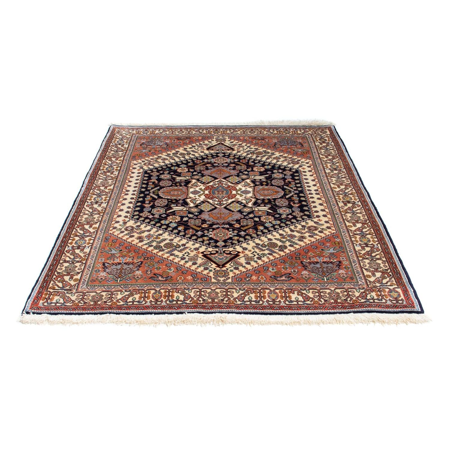 Alfombra Gabbeh - Persa Kashkuli - 180 x 145 cm - azul oscuro