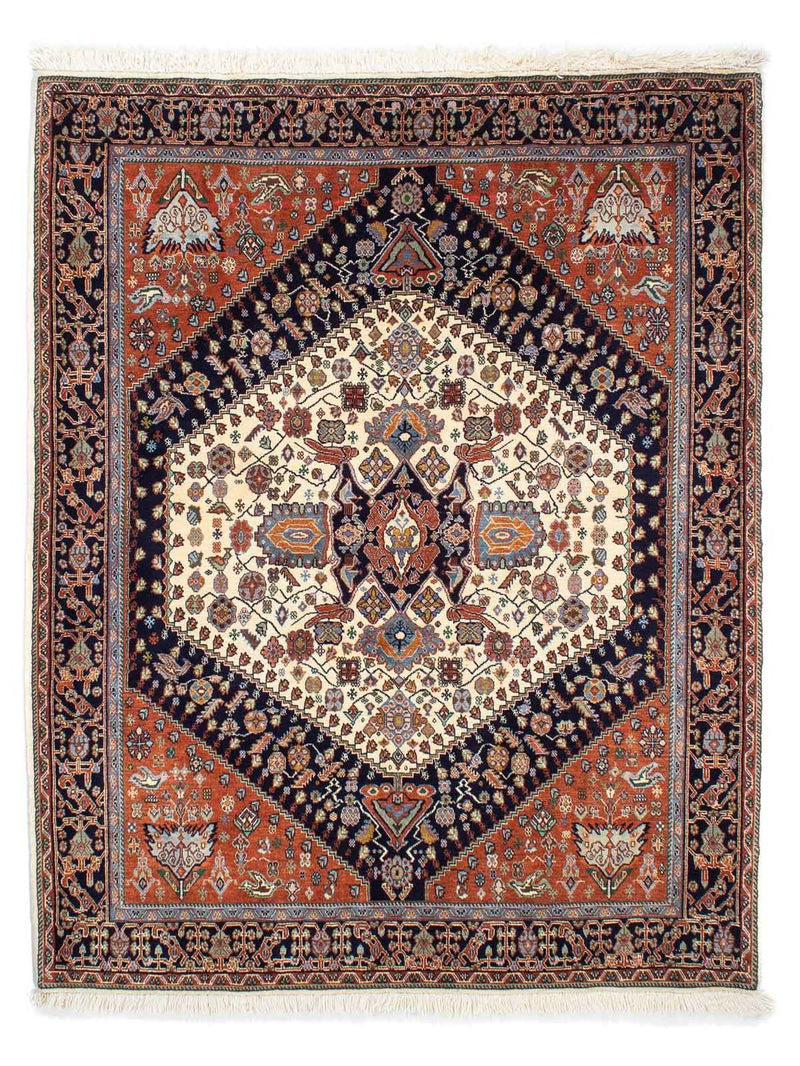 Alfombra Gabbeh - Persa Kashkuli - 180 x 140 cm - azul oscuro