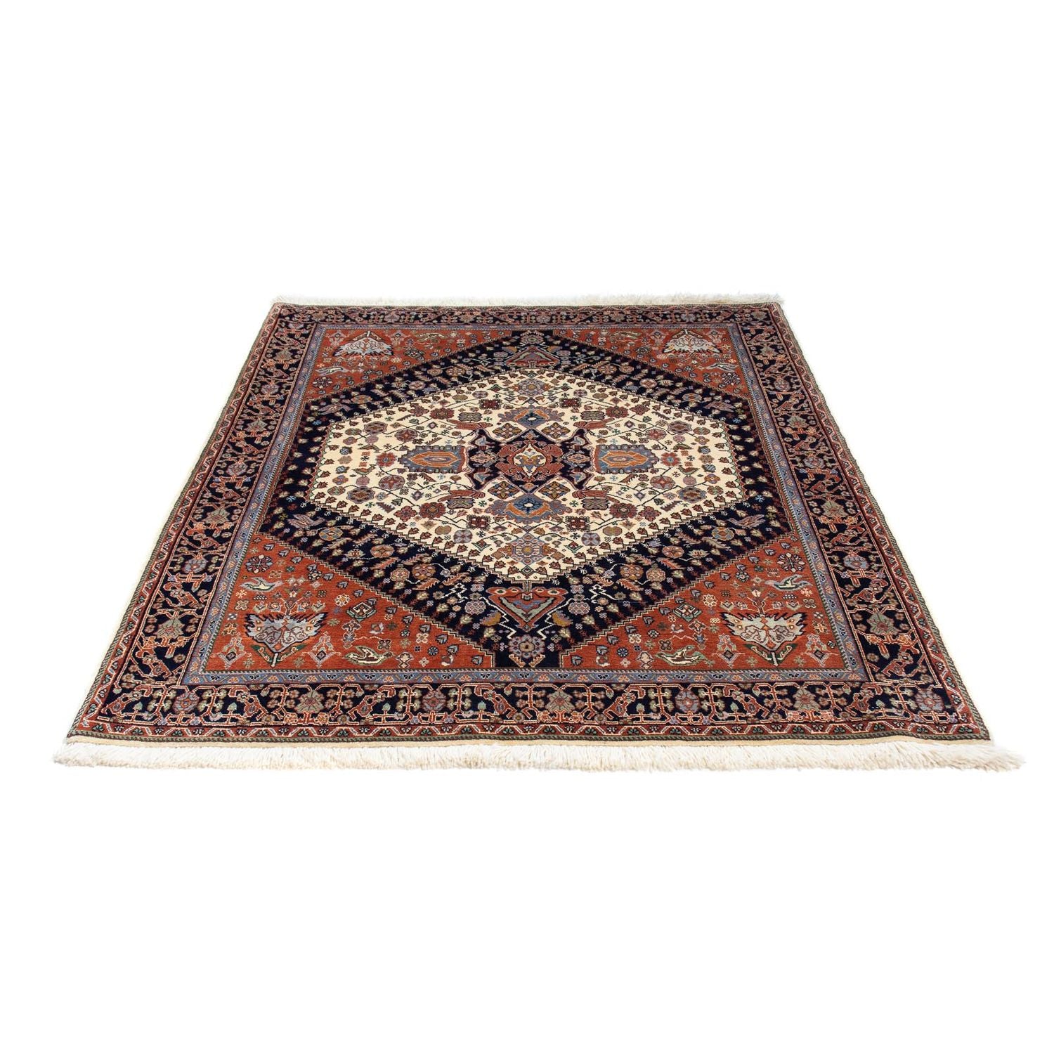 Alfombra Gabbeh - Persa Kashkuli - 180 x 140 cm - azul oscuro