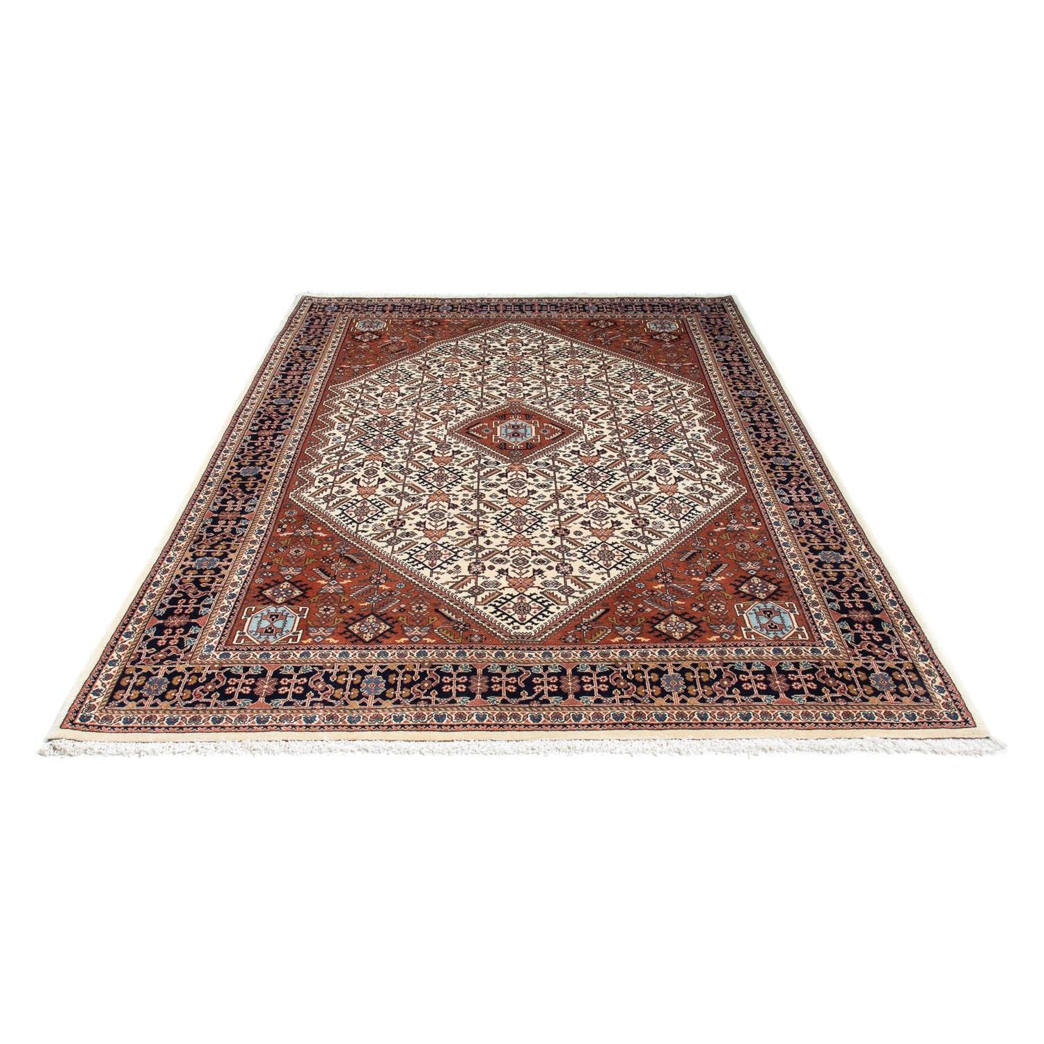 Alfombra Gabbeh - Persa Kashkuli - 253 x 175 cm - marrón