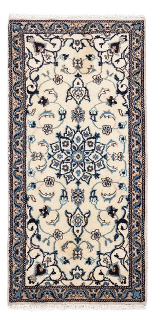 Alfombra persa - Nain - 139 x 70 cm - beige