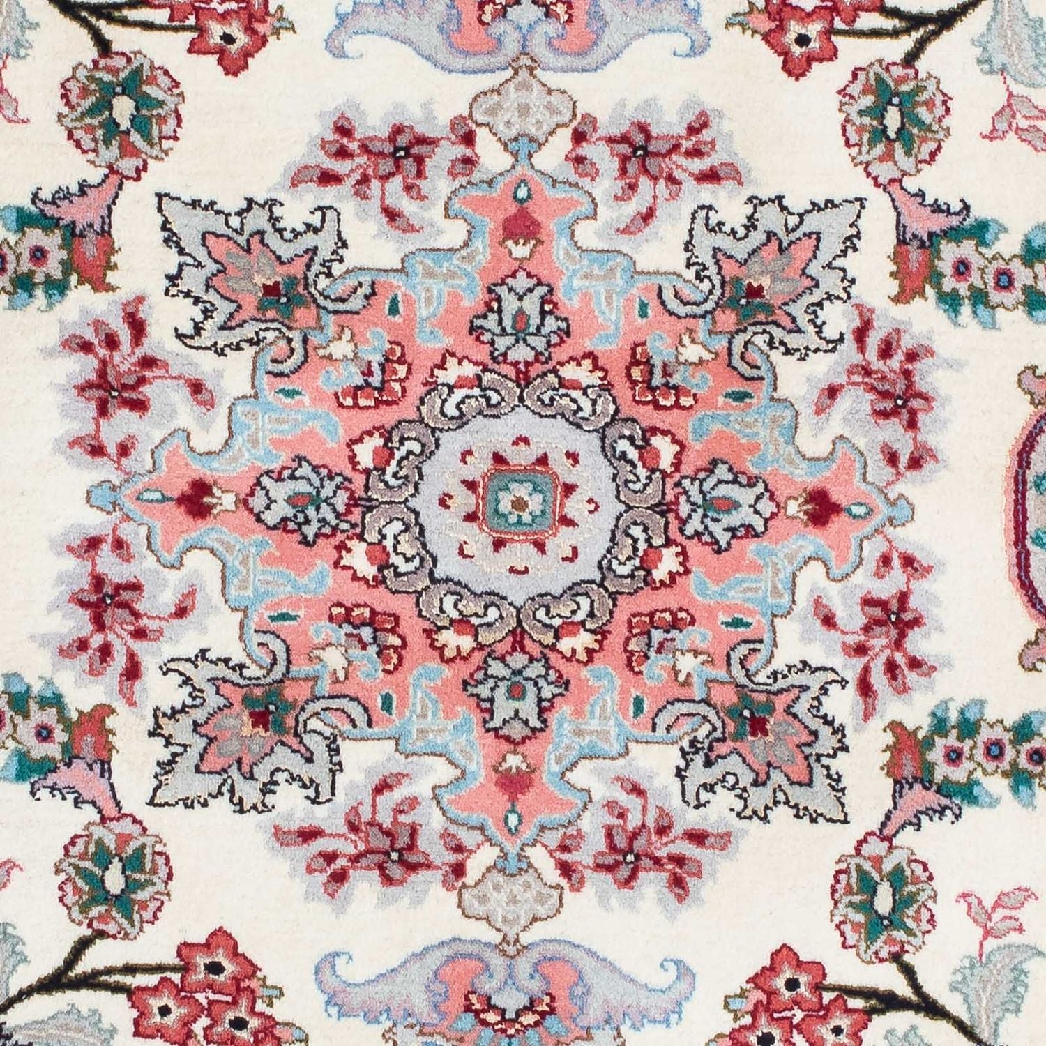Alfombra de pasillo Alfombra Persa - Tabriz - Real - 205 x 82 cm - beige