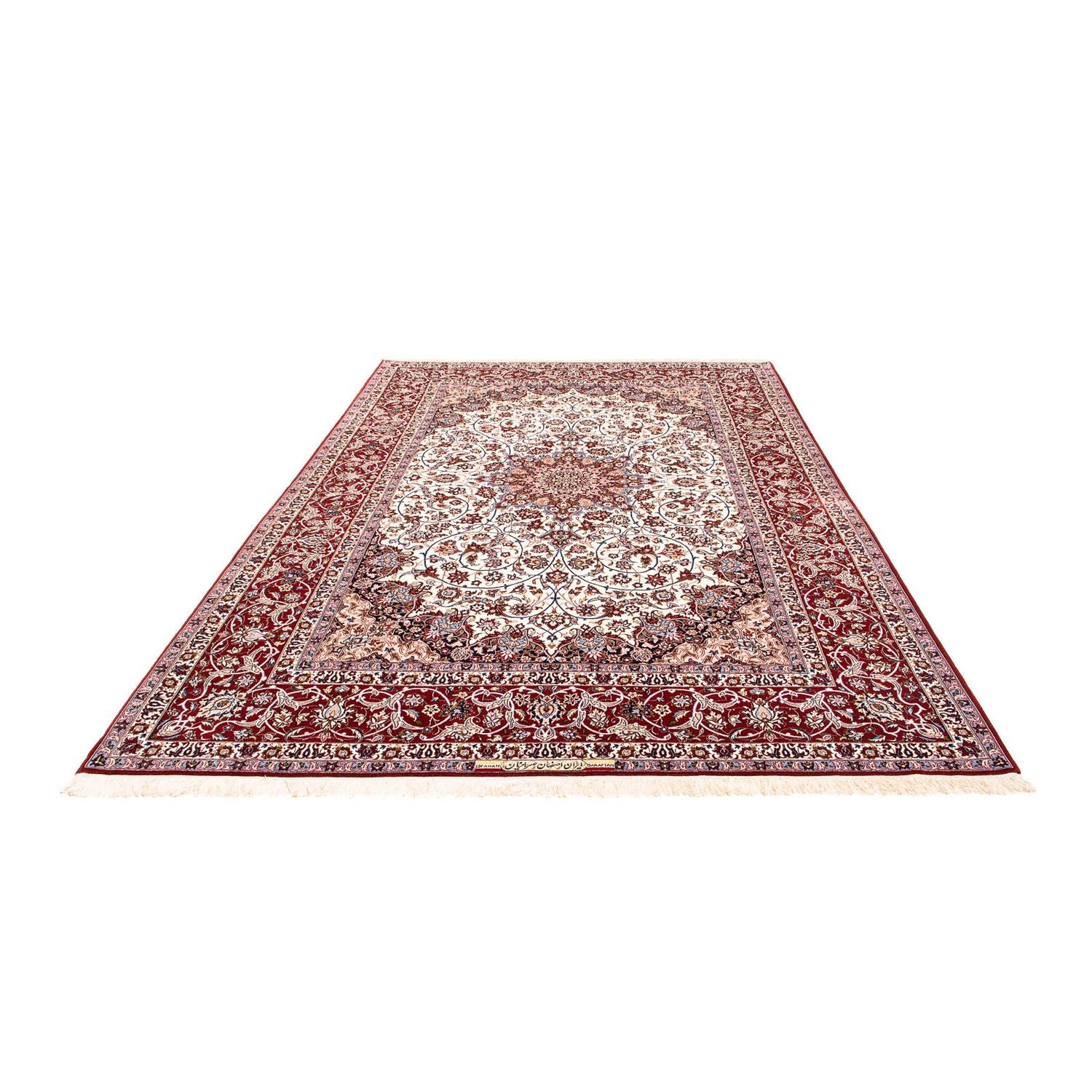 Alfombra Persa - Isfahan - Prima - 308 x 206 cm - rojo