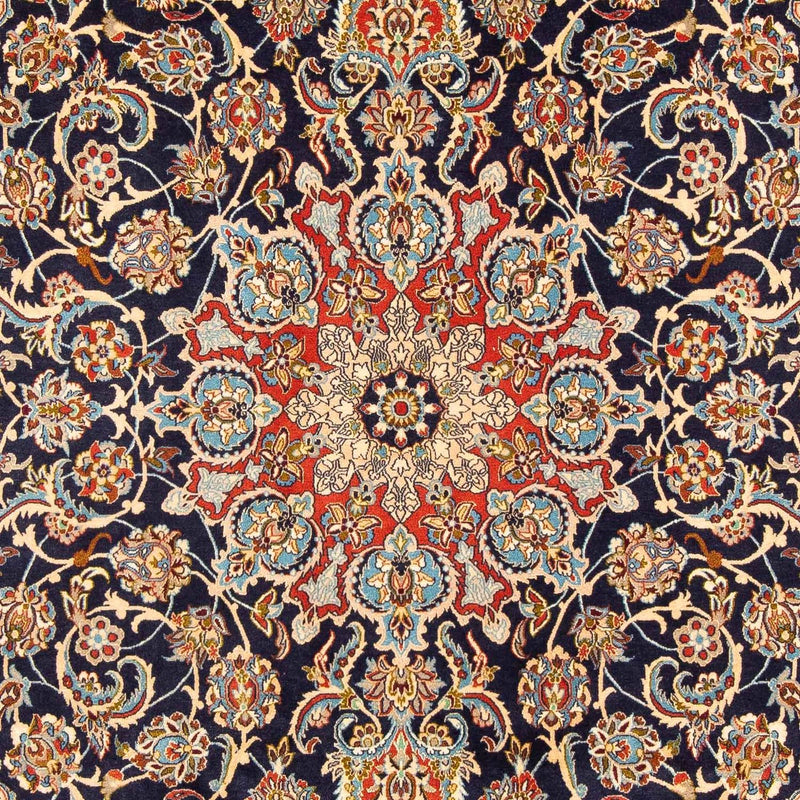 Alfombra Persa - Isfahan - Prima - 300 x 200 cm - azul oscuro