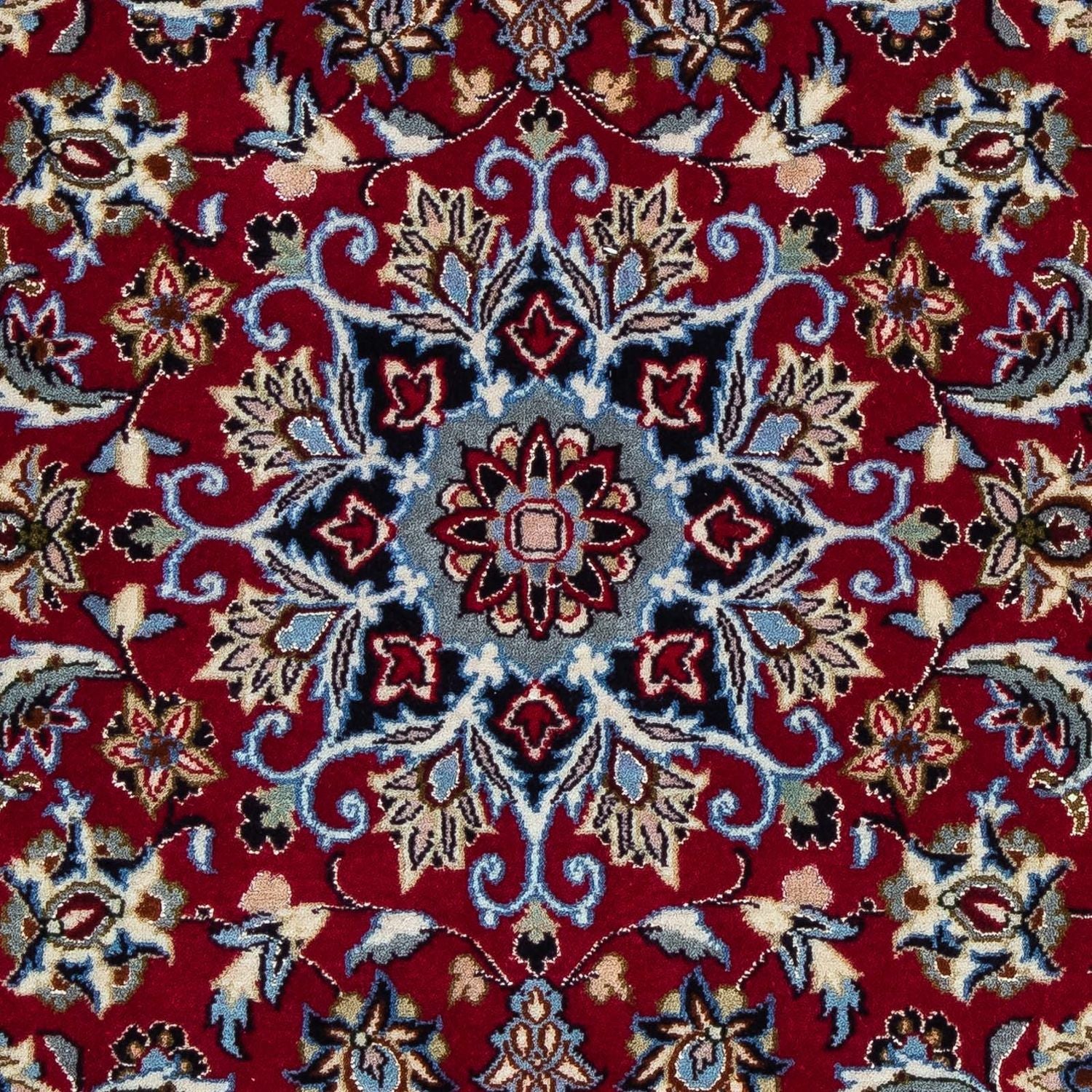 Alfombra Persa - Isfahan - Prima - 101 x 71 cm - rojo oscuro