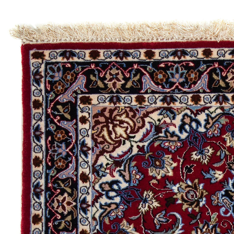 Alfombra Persa - Isfahan - Prima - 101 x 71 cm - rojo oscuro