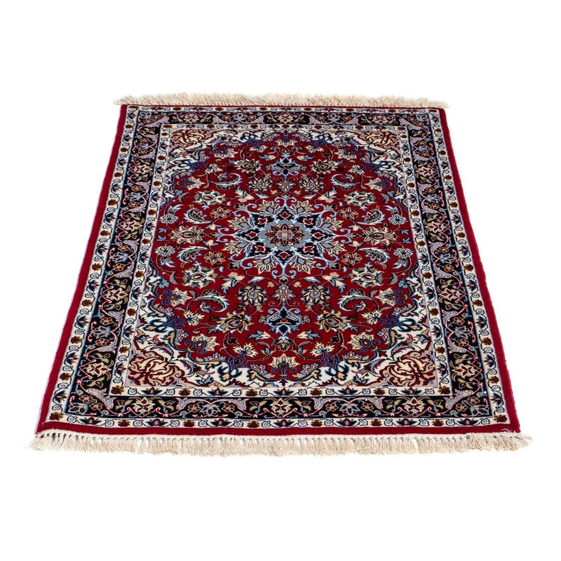 Alfombra Persa - Isfahan - Prima - 101 x 71 cm - rojo oscuro