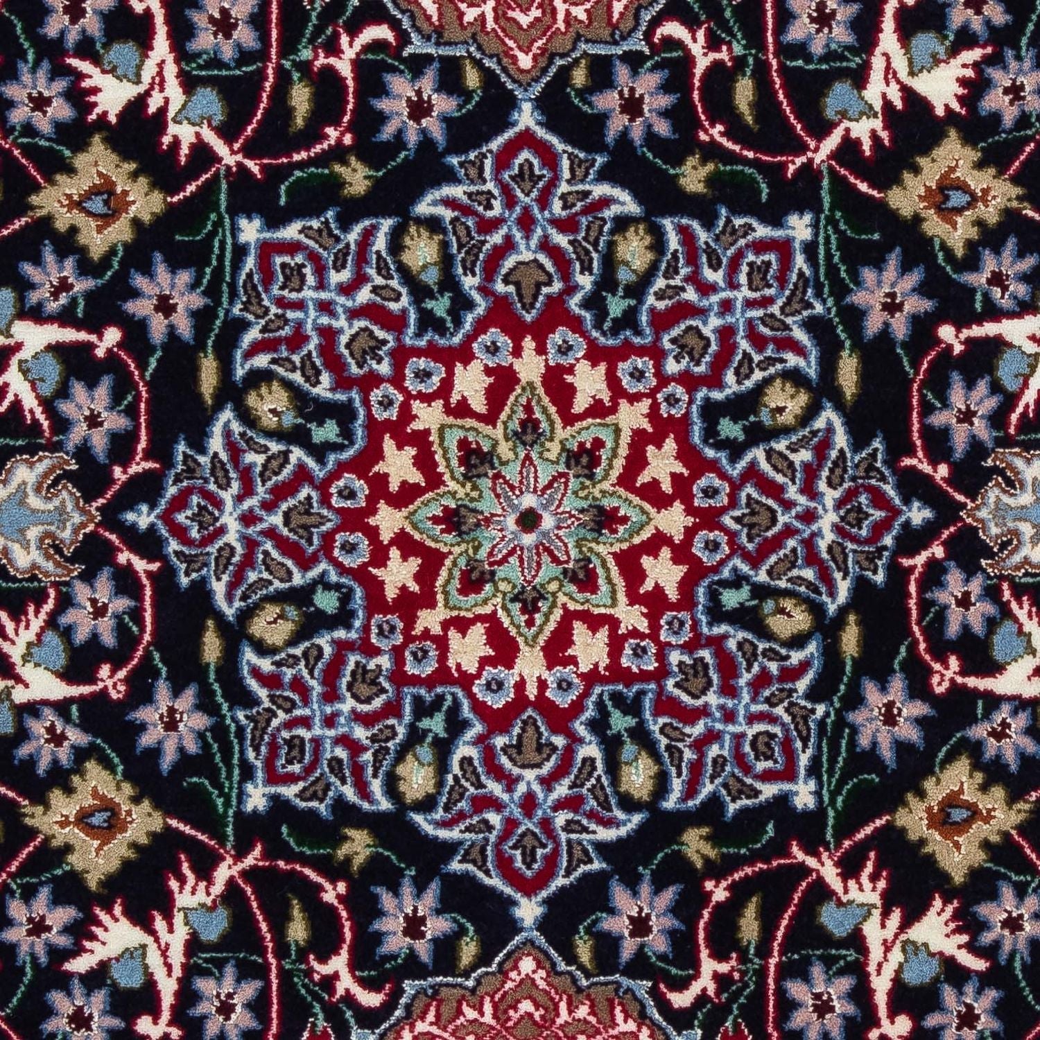 Alfombra Persa - Isfahan - Prima - 105 x 70 cm - rojo oscuro