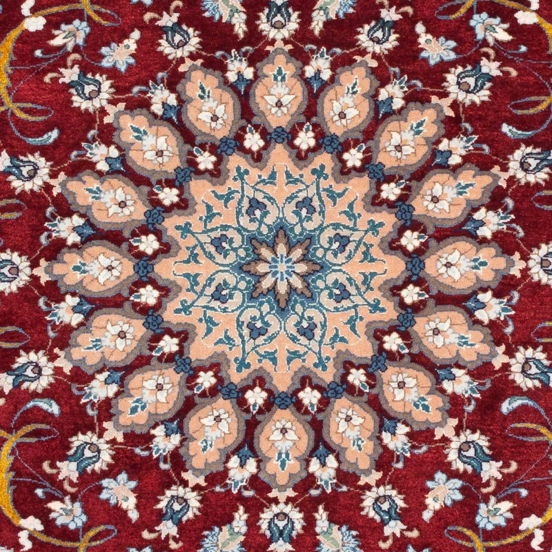 Alfombra Persa - Isfahan - Prima - 119 x 84 cm - rojo oscuro