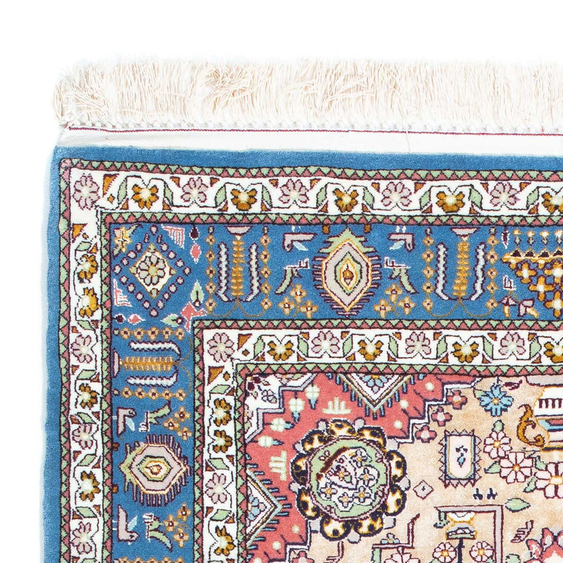 Alfombra Persa - Isfahan - Prima - 126 x 83 cm - azul claro