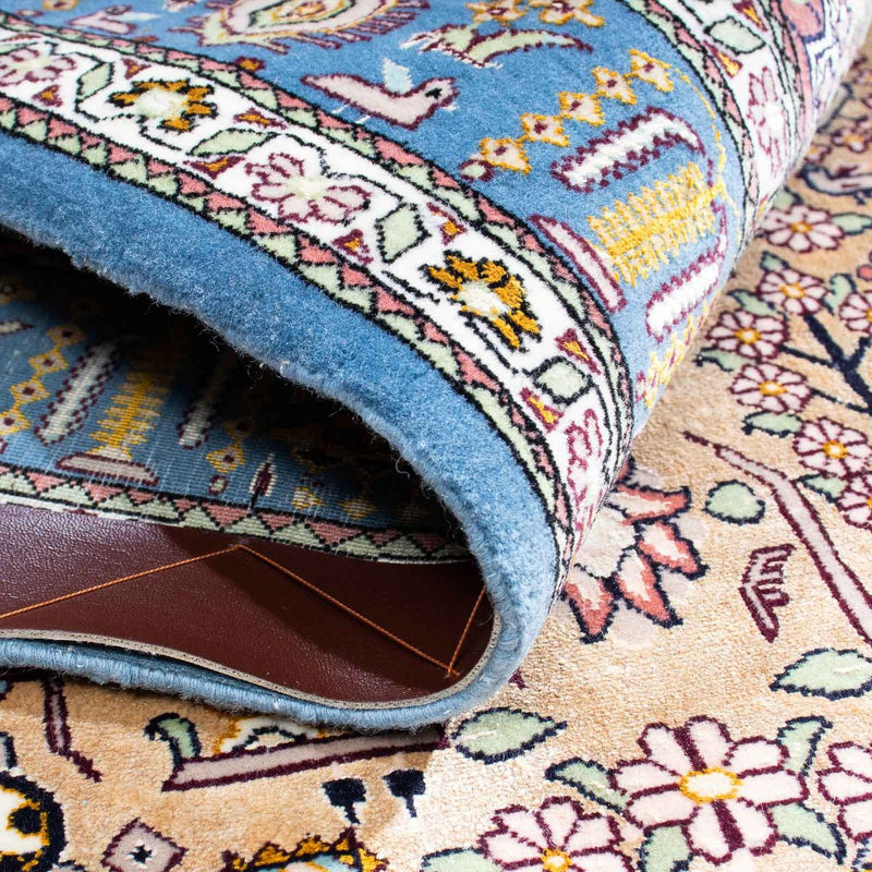 Alfombra Persa - Isfahan - Prima - 126 x 83 cm - azul claro