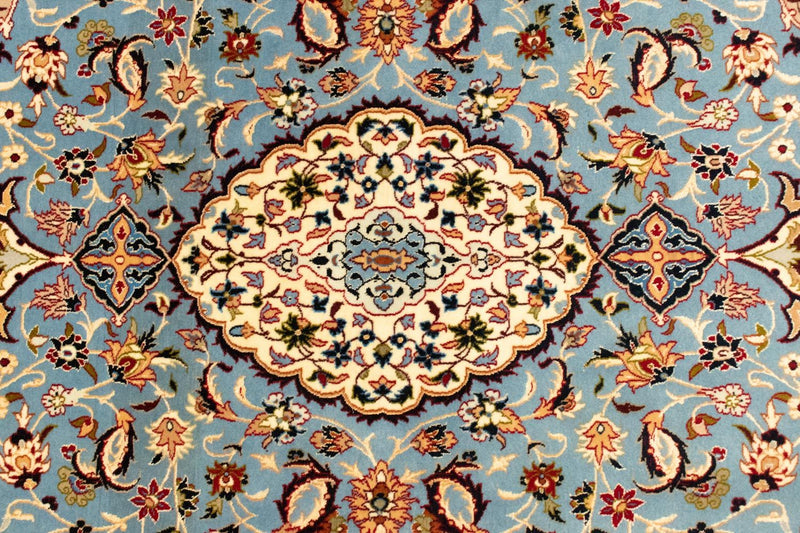 Alfombra Persa - Isfahan - Prima - 172 x 112 cm - azul claro
