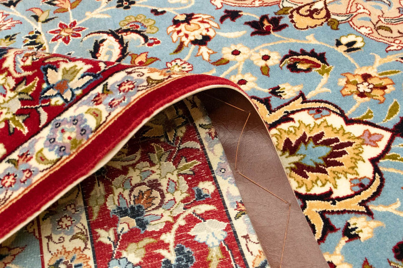 Alfombra Persa - Isfahan - Prima - 172 x 112 cm - azul claro