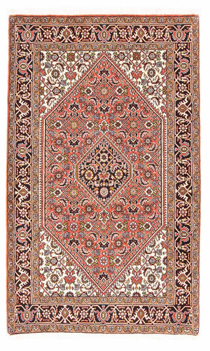 Alfombra persa - Bidjar - 140 x 87 cm - rojo claro