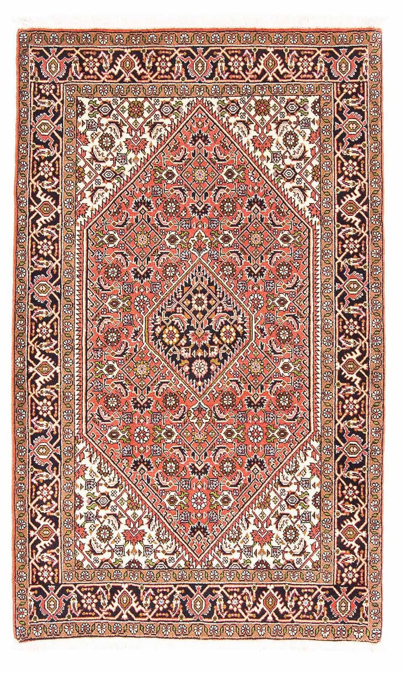 Alfombra persa - Bidjar - 140 x 87 cm - rojo claro