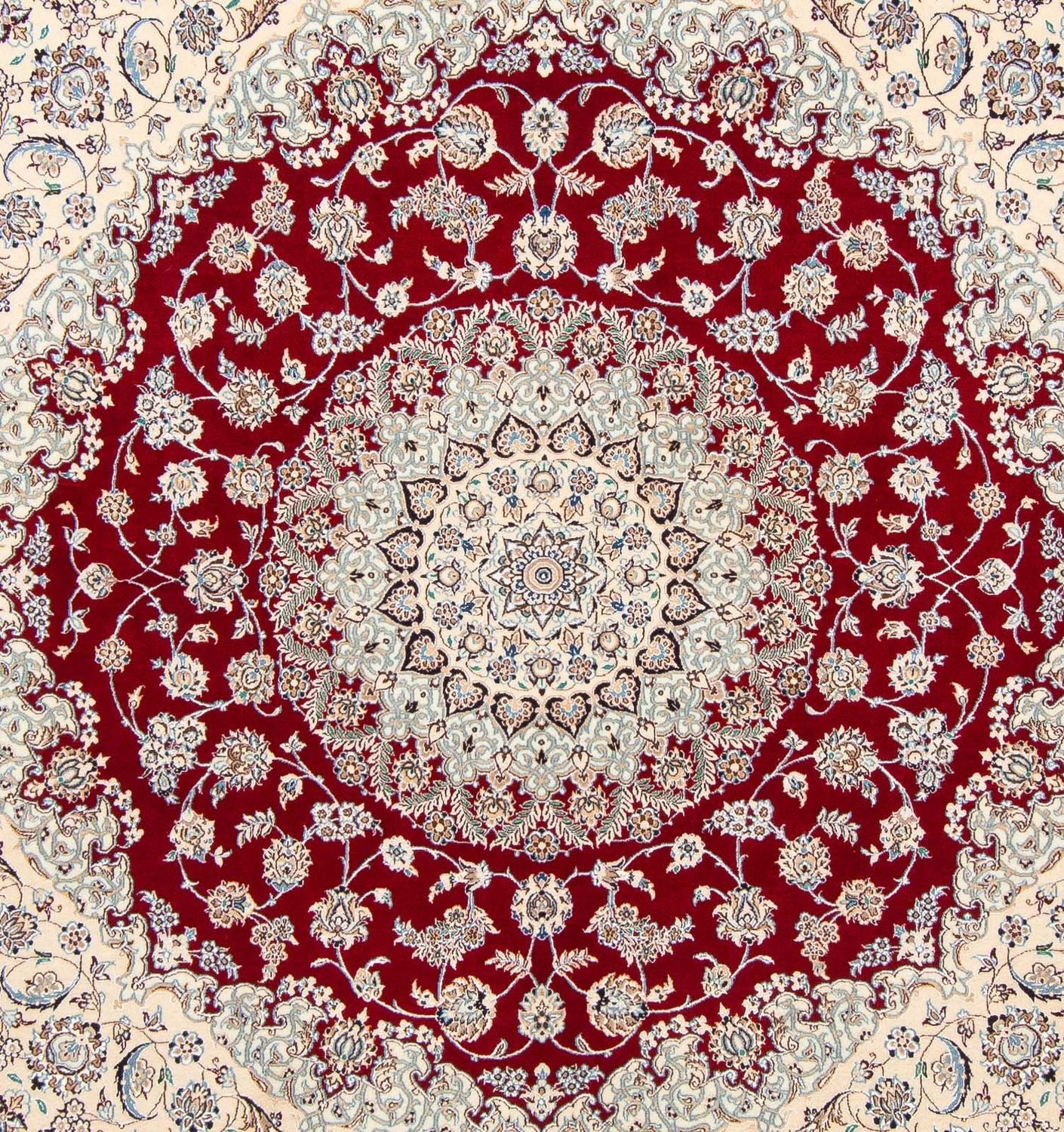Alfombra Persa - Nain - Prima cuadrado  - 205 x 202 cm - beige