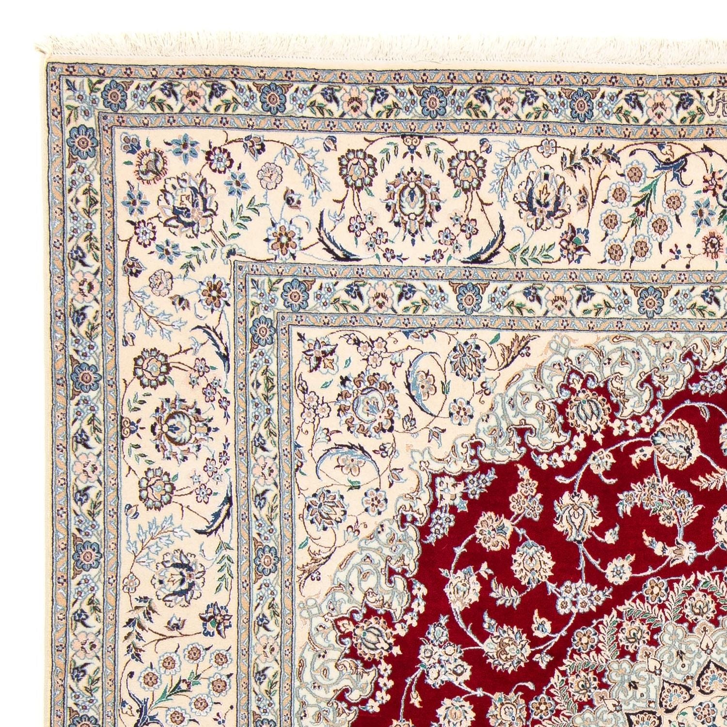 Alfombra Persa - Nain - Prima cuadrado  - 205 x 202 cm - beige