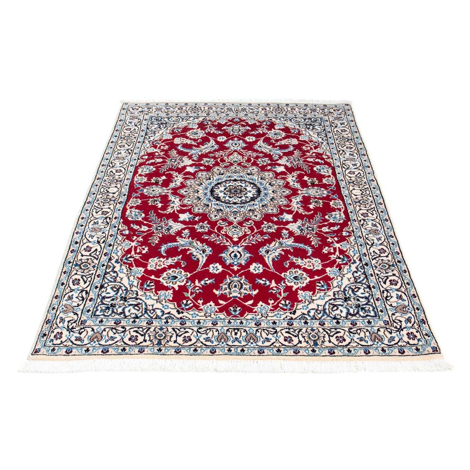 Alfombra Persa - Nain - Real - 173 x 107 cm - rojo