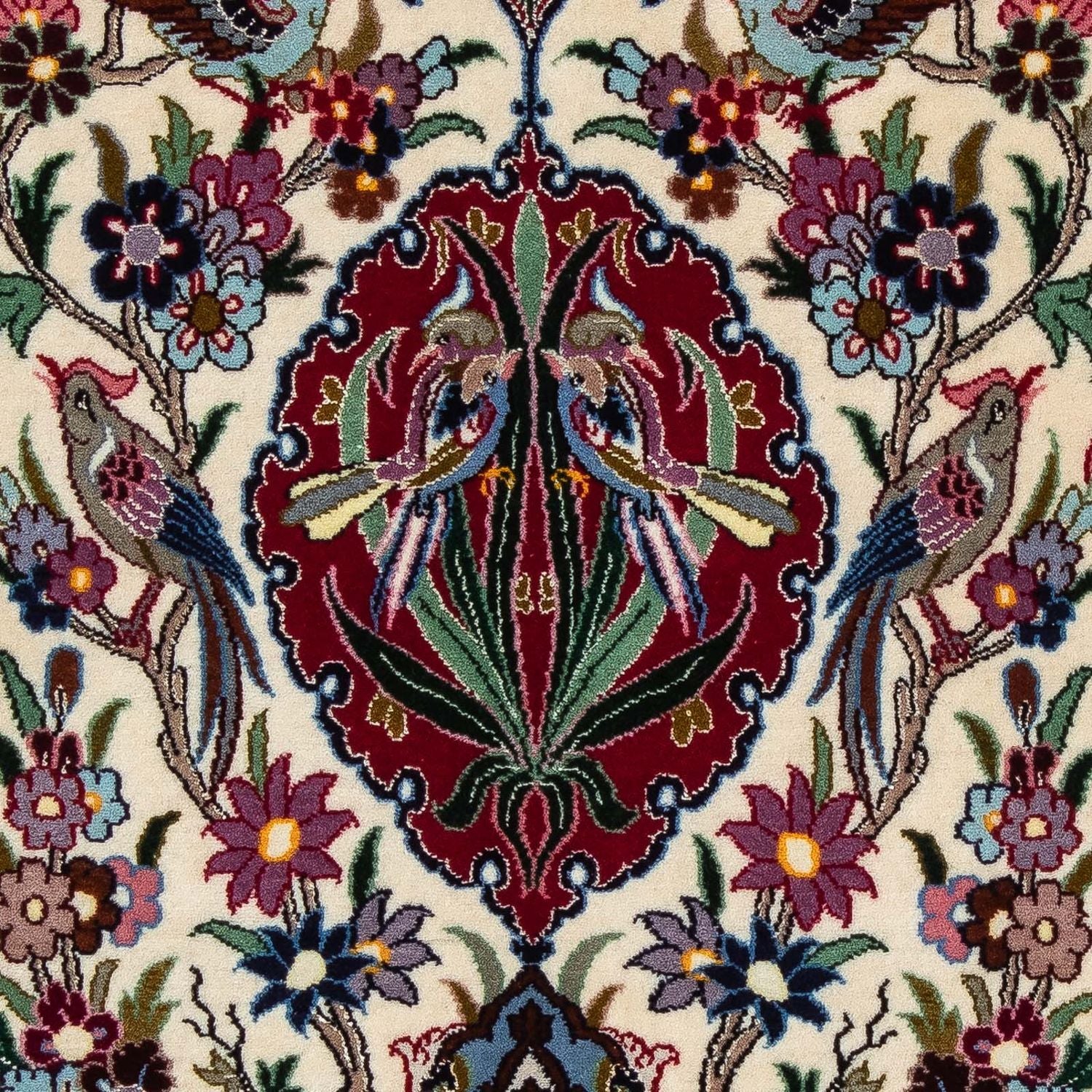 Alfombra Persa - Isfahan - Prima - 105 x 67 cm - rojo oscuro