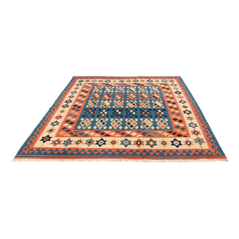 Alfombra Kelim - Oriental cuadrado  - 212 x 197 cm - azul