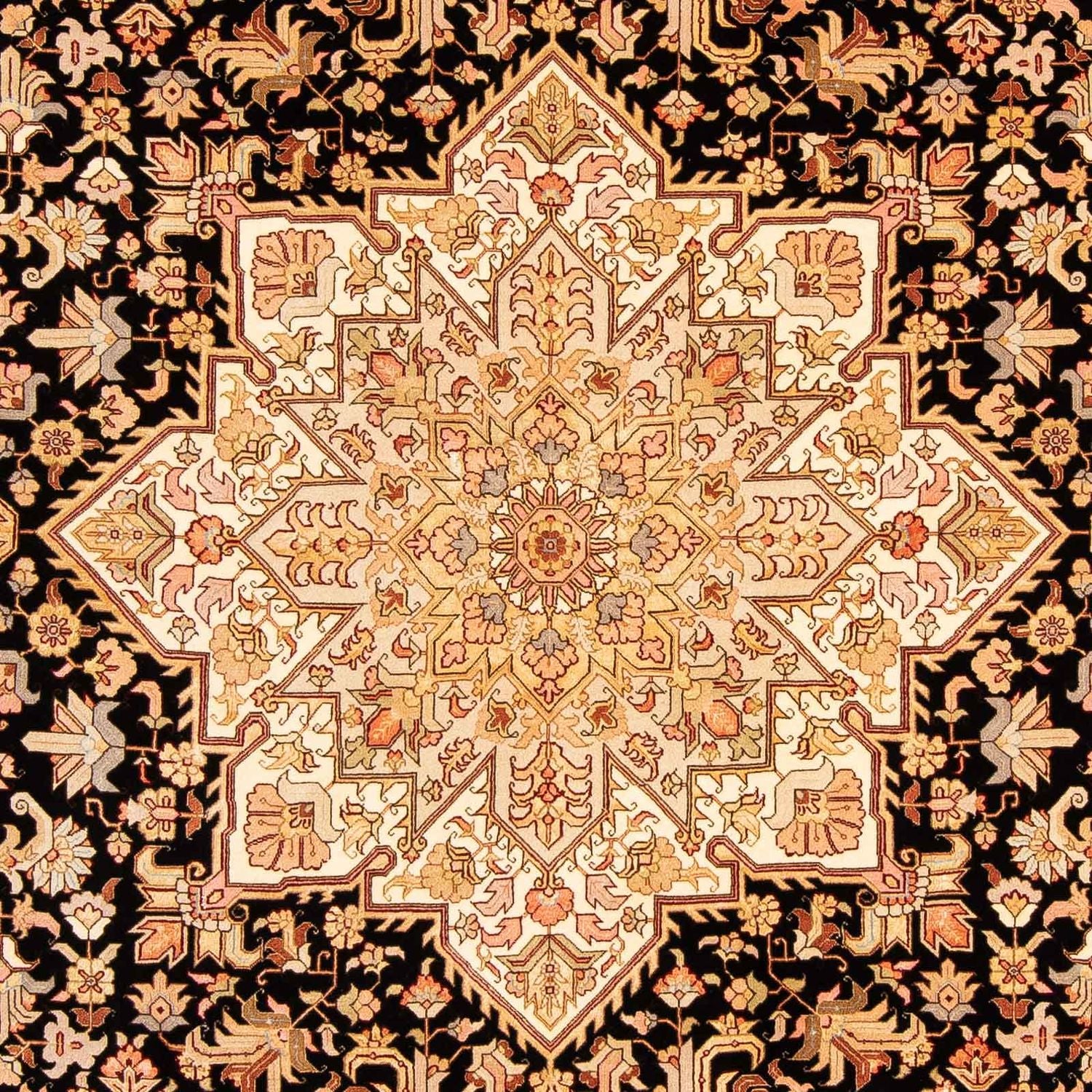 Alfombra Persa - Tabriz - Real - 303 x 200 cm - marrón