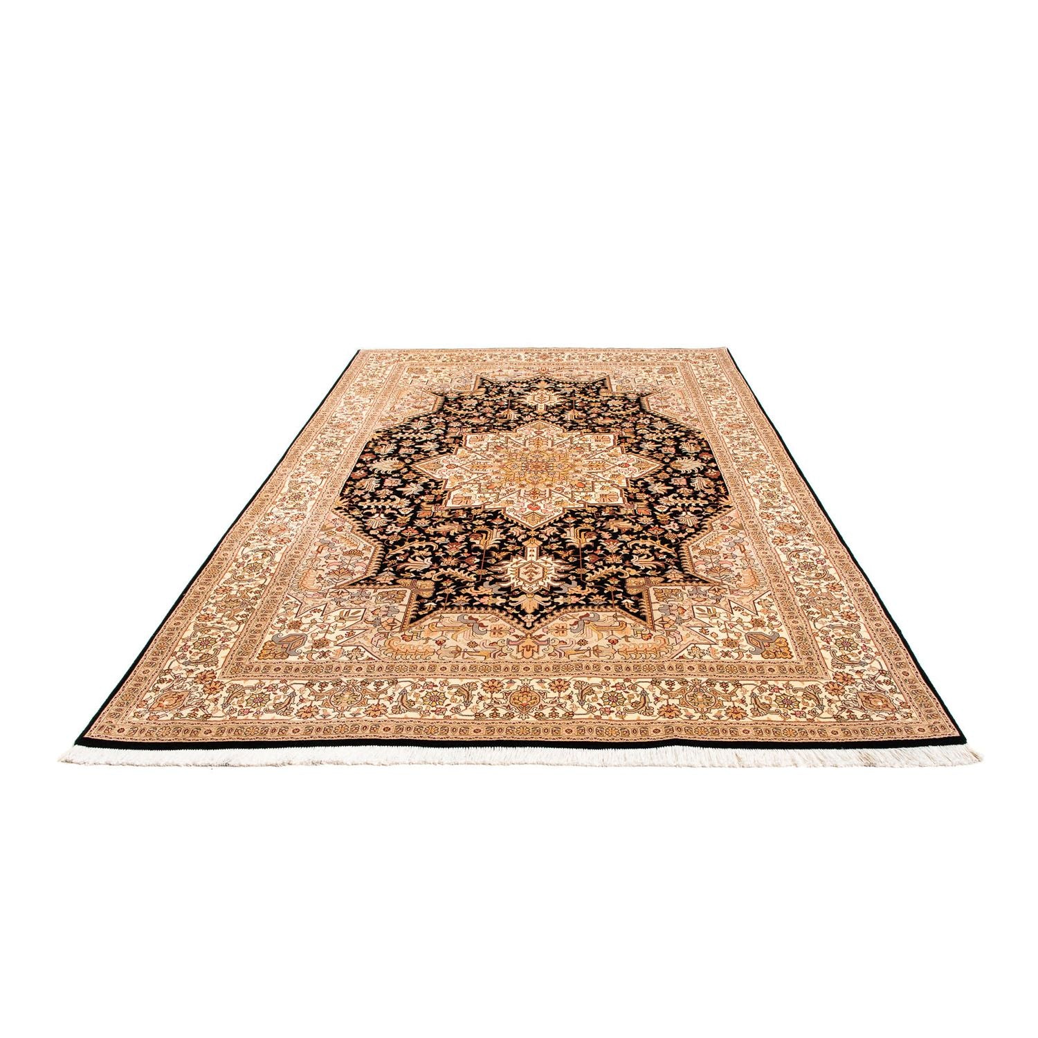 Alfombra Persa - Tabriz - Real - 303 x 200 cm - marrón