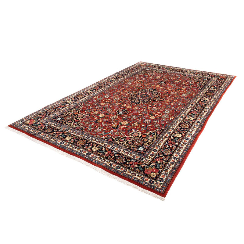 Alfombra persa - Real - 278 x 180 cm - rojo oscuro