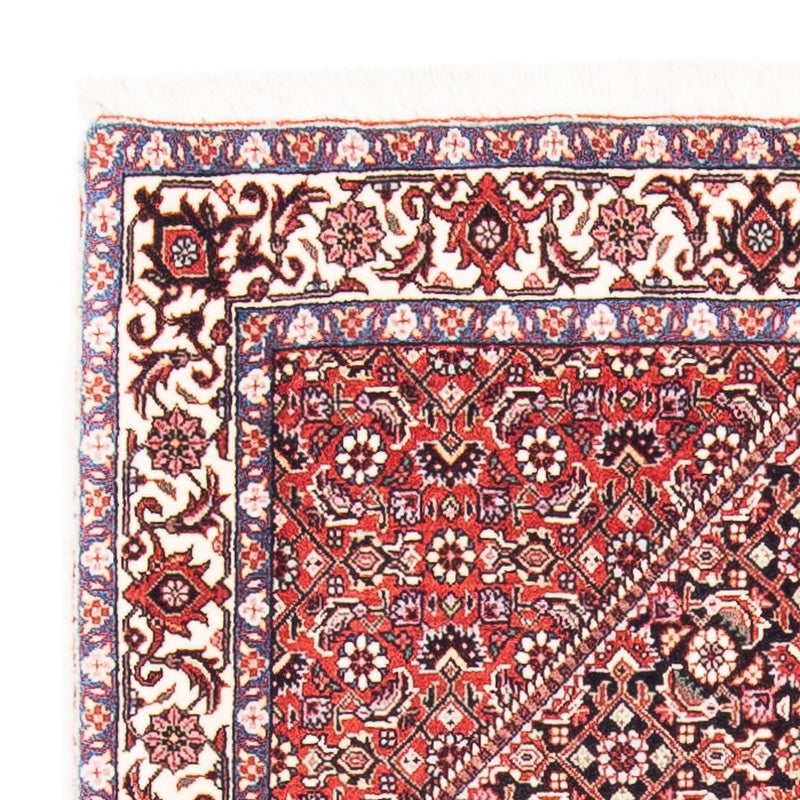 Alfombra persa - Bidjar - 130 x 83 cm - rojo