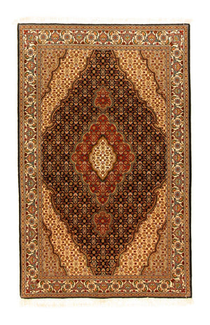 Alfombra Persa - Tabriz - Real - 155 x 100 cm - azul oscuro